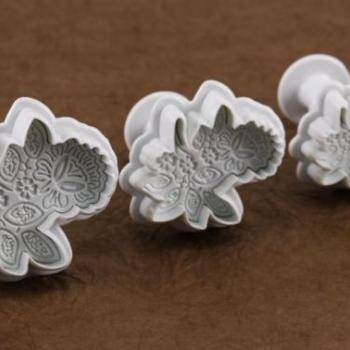 Rózsás Népi Fondant Kiszúró – Dekorációs Forma Sütikhez kép