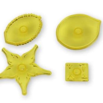 Rózsaszirom és levél kiszúró – Elegáns tortadíszekhez kép