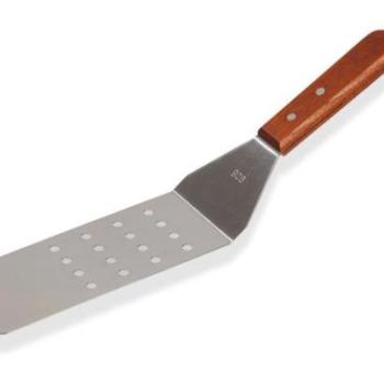 Rozsdamentes Lyukacsos Tészta Spatula – 36 cm-es Hajlított Kialakítás kép