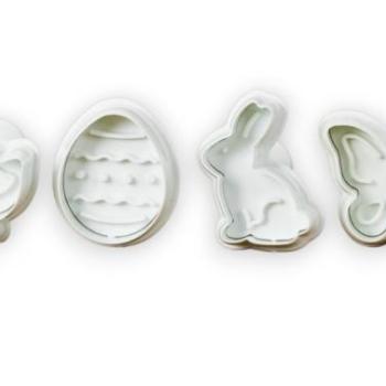 Rugós húsvéti keksz és fondant kiszúró kép