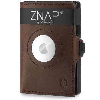 Slimpuro ZNAP Airtag Wallet, 8 kártya, érmés rekesz, 9 x 1,5 x 6 cm (SZ x M x M), RFID-védelem kép