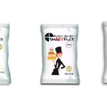 Smartflex fondant massza csomag tortadíszítéshez (fehér, fekete, rózsaszín) kép