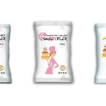 Smartflex fondant massza csomag tortadíszítéshez (piros, rózsaszín, fehér) kép