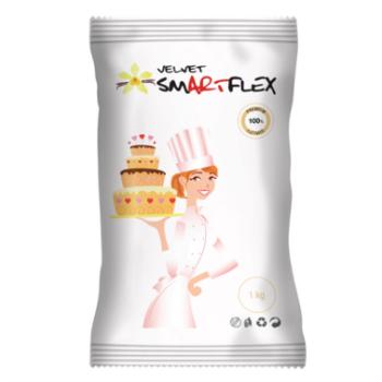 Smartflex Velvet fehér fondant massza vanília ízesítéssel 250 g kép