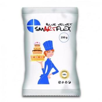 Smartflex Velvet kék fondant massza vanília ízesítéssel 250 g kép