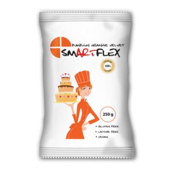 Smartflex Velvet narancssárga fondant massza vanília ízesítéssel 250 g kép