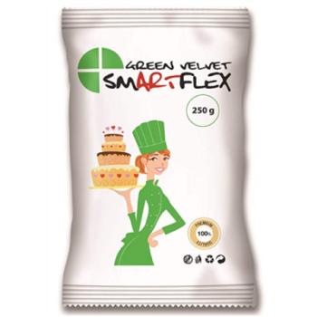 Smartflex Velvet zöld fondant massza vanília ízesítéssel 250 g kép