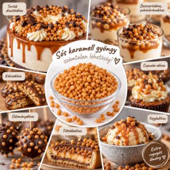 Sós karamell gyöngy – 100 g kép