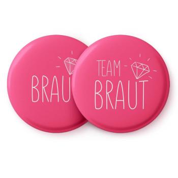 Spielehelden Rosa Diamond jelvények leánybúcsú ajándék  5,6 cm extra nagy leánybúcsú ajándék kép