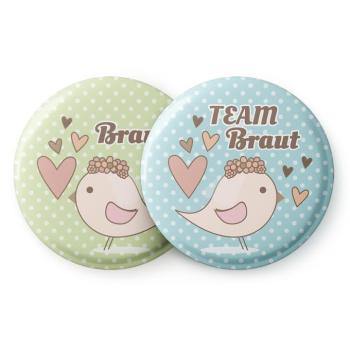 Spielehelden Vogel I jelvények leánybúcsú ajándék 20 kitűző 5,6 cm extra nagy leánybúcsú ajándék kép