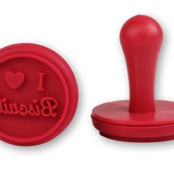 Sütemény pecsét "I Love Biscuit" felirattal kép