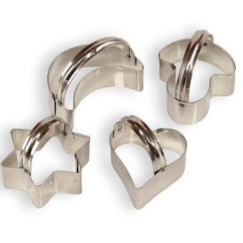 Sütikiszúró készlet fém formákkal – 4 részes kép