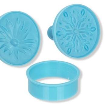 Sütipecsét Készlet, 3 Részes – Margaréta és Hópehely Formákkal kép