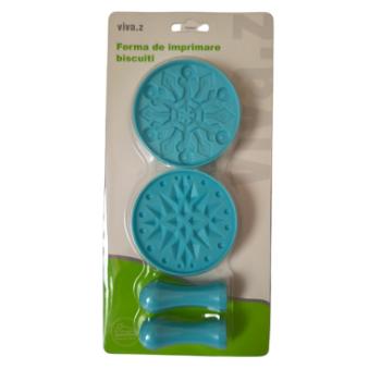 Sütipecsét szett hópehely mintás – 2 részes műanyag kép