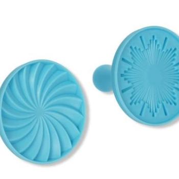 Sütipecsét Szett – Spirál és Csillag Mintával, 2 Darabos kép