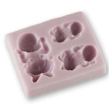 Szilikon Alvó Baba Forma - Fondant Tortadíszítéshez kép