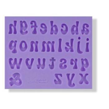 Szilikon kisbetű forma – tortadíszítéshez kép