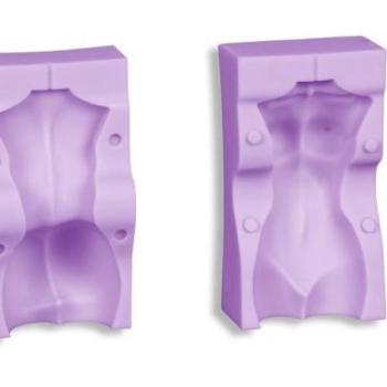 Szilikon Női Test Öntőforma - Fondant Formázó Eszköz kép