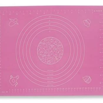 Szilikon Nyújtólap Fehér Jelöléssel – 30x40 cm, Sütéshez és Gyúráshoz kép