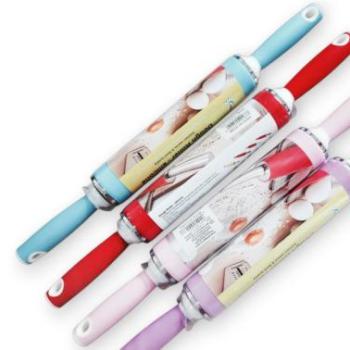 Szilikon sodrófa görgős 39 cm kép