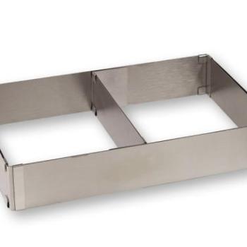 Szögletes tortaforma felezővel – állítható kép