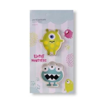 Szörnyecske Kiszúró Készlet – 2 Darabos Süti Formázó Szett kép