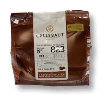 Tejcsokoládé pasztilla (korong) 400g Callebaut 823 kép