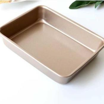 Tepsi magas peremű rosegold 32*27 cm kép