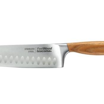 TESCOMA FEELWOOD 17 cm pengehosszú Santoku kés kép