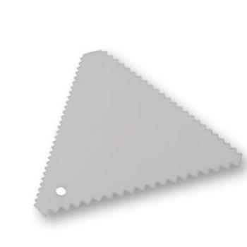 Tortadekor Háromszög Habkártya – Recés Élek kép