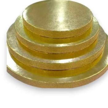 Tortadob arany színű 25 cm vastag strassz szalaggal díszített kép