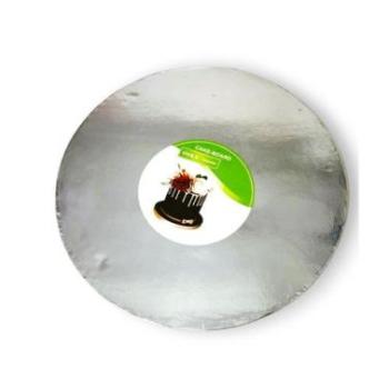 Tortadob ezüst színű 25 cm vékony kép