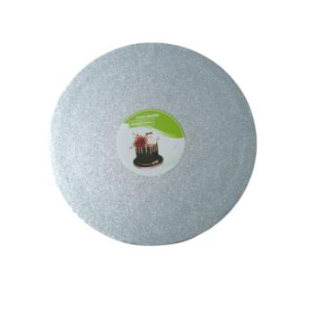 Tortadob szikrázó ezüst színű 25 cm  kép