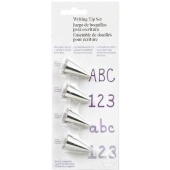 Tortafelirat Készítő Szett – 4 Részes Rozsdamentes Díszítőcsövekkel kép