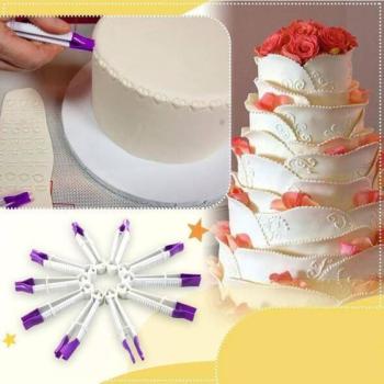 Tortaformázó készlet, Fondant formázó csipesz készlet (10 db) kép