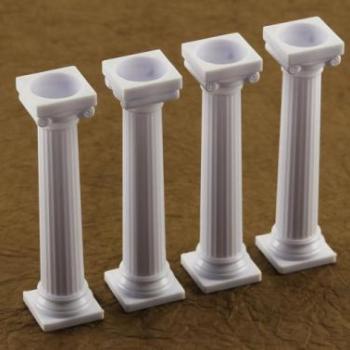 Tortaoszlop szett 4 db, 12 cm-es - profi tortakészítéshez kép