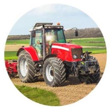 Traktoros tortaostya – 20 cm, születésnapi tortához kép