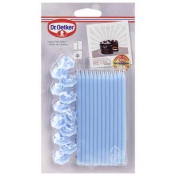 Világoskék Tortagyertya Készlet – Dr. Oetker kép
