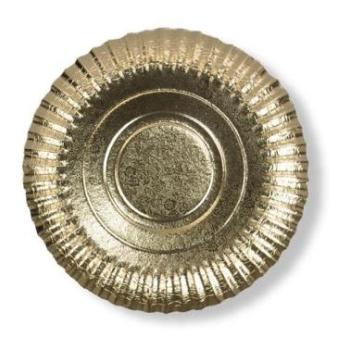 Virág mintás 33 cm-es arany színű tortaalátét karton 5 db kép