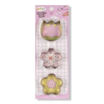 Virág mintás süti kiszúró szett – 3 részes kép