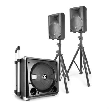 Vonyx VX840BT 2.1, AKTÍV HANGFAL KÉSZLET, 15" SUBWOOFER, 2X8" HANGFAL, MAX. 900W kép