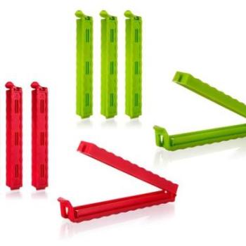 Zacskózáró Csipesz Készlet, Banquet - 4 db, 12,5 cm kép