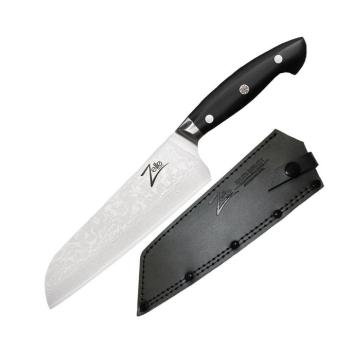 Zelite Infinity by Klarstein Executive-Plus, 7" santoku szakácskés, 61 HRC damaszkuszi acél kép