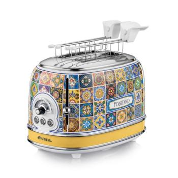 Ariete 0155/1P Positano 2 szeletes kenyérpirító 810W - Mintás (me... kép