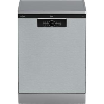 Beko BDFN26530X Szabadonálló mosogatógép, 15 teríték,9.9 L,6 prog.,44 dB,D,Felső evőeszk.,60 cm,Digit.kijelző, Autom.ajtónyit kép