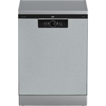 Beko BDFN26560XC Szabadonálló mosogatógép, 15 teríték,9.9 L,6 prog.,42 dB,A,Felső evőeszk.,60 cm,Digit.kijelző, Autom.ajtónyit kép