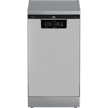 Beko BDFS26046XQ Szabadonálló mosogatógép, 10 teríték,8.9 L,6 prog.,44 dB,C,Alsó evőeszk.,45 cm,Digit.kijelző, Autom.ajtónyit. kép