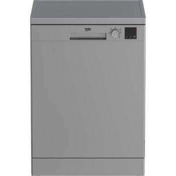 Beko DVN05320S Szabadonálló mosogatógép, 13 teríték,12.9 L,5 prog.,49 dB,D,Alsó evőeszk.,60 cm,Digit.kijelző, Autom.ajtónyit nélk. kép