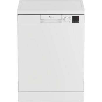 Beko DVN05320W Szabadonálló mosogatógép, 13 teríték,12.9 L,5 prog.,49 dB,E,Alsó evőeszk.,60 cm,Digit.kijelző, Autom.ajtónyit.nélkül kép