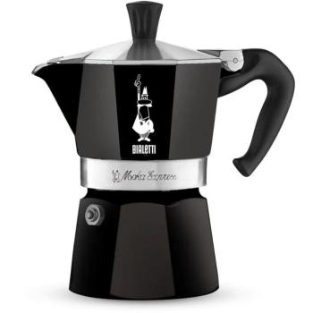 Bialetti Moka Express kotyogós kávéfőző, 3 adagos – fekete kép